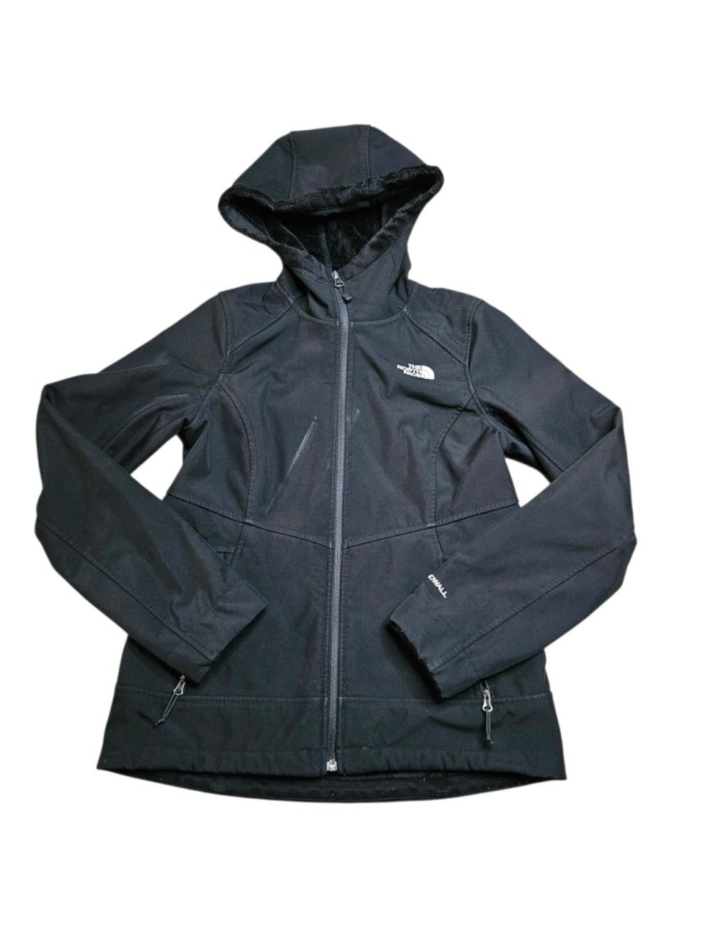 The North Face Small Black Hooded Softshell Jacket - Picture 3 of 9